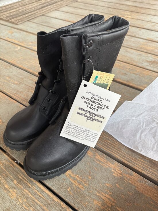 Belleville ICW 080R Military Cold Wet Boots Black Size 8R NWT USA Made main image 8